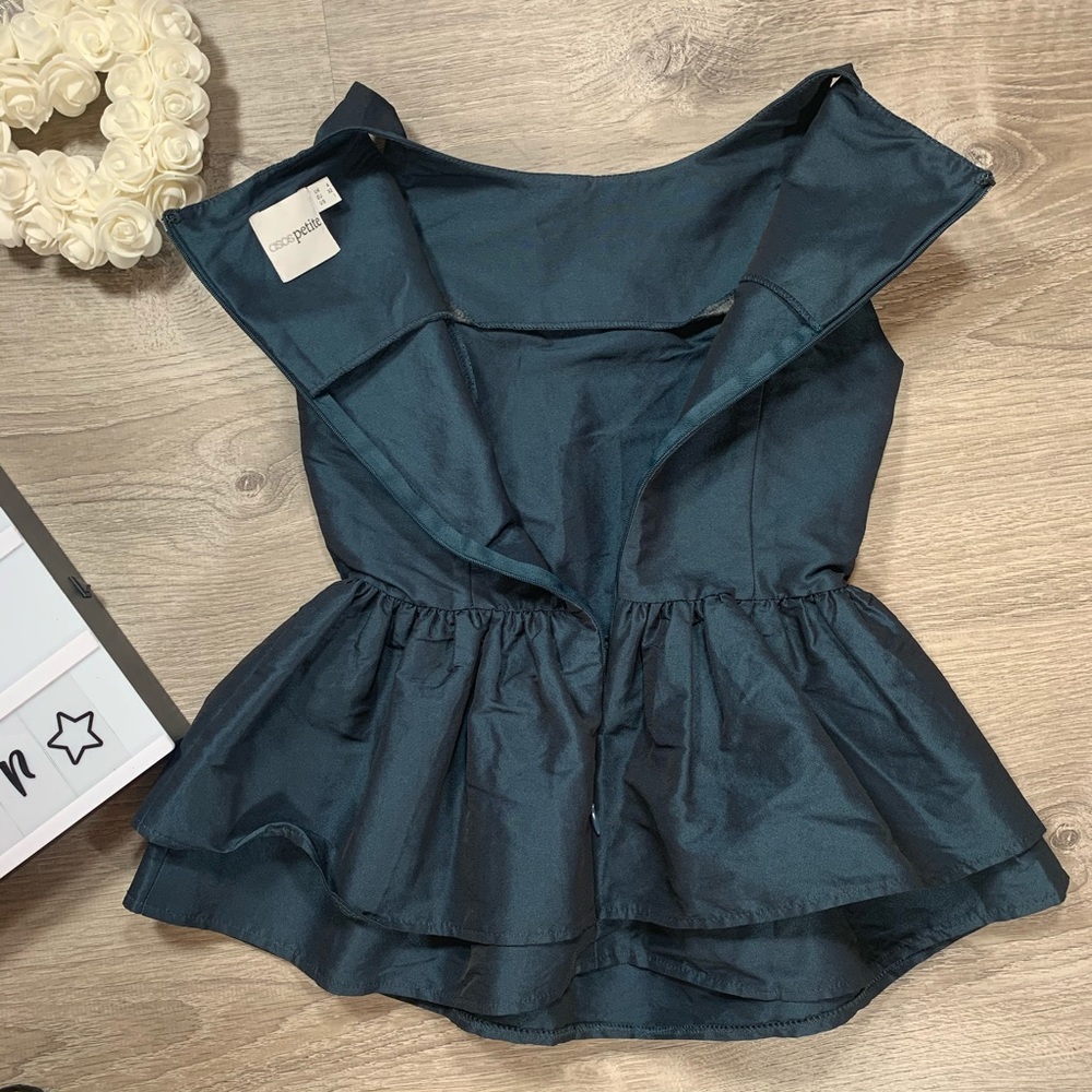 asos women’s peplum blouse - Picture 6 of 7